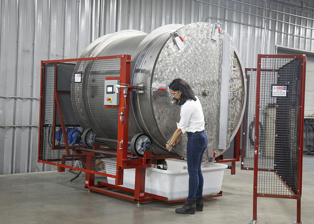 tent washing machine ready for use