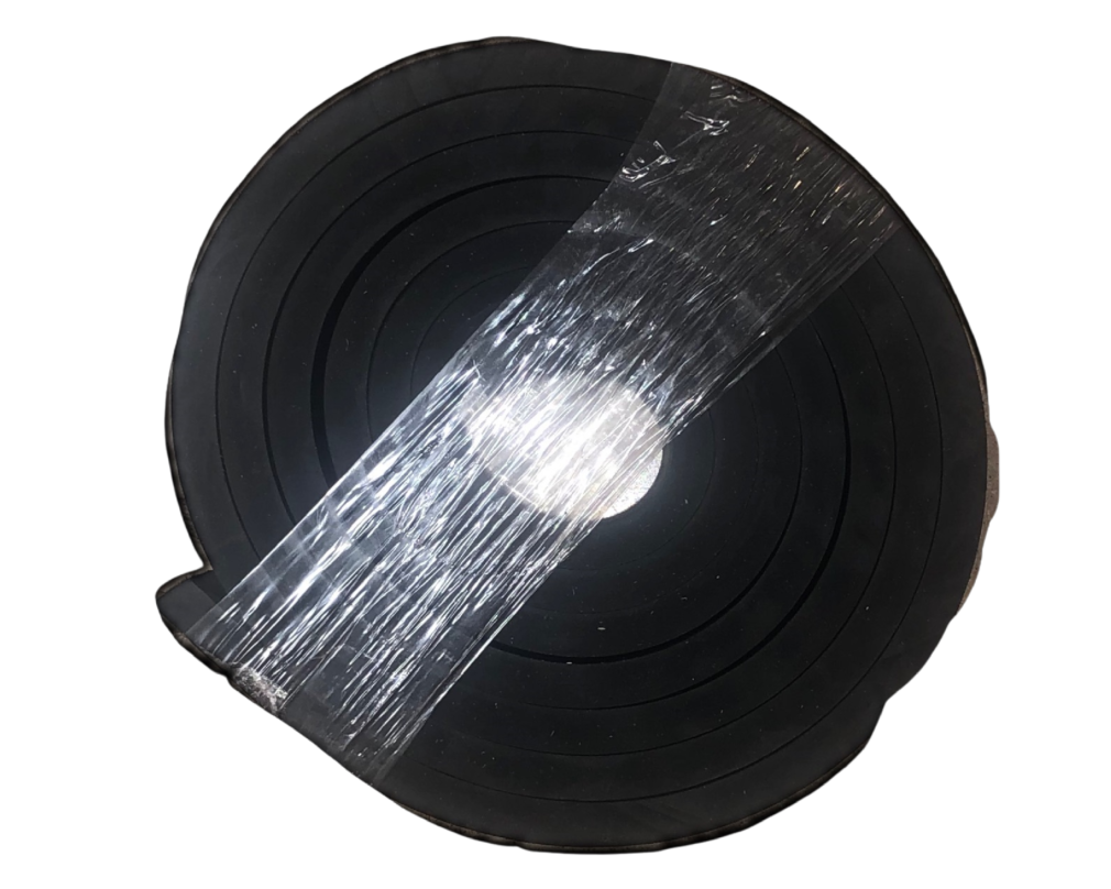 Black neoprene door seal (20 ft length)