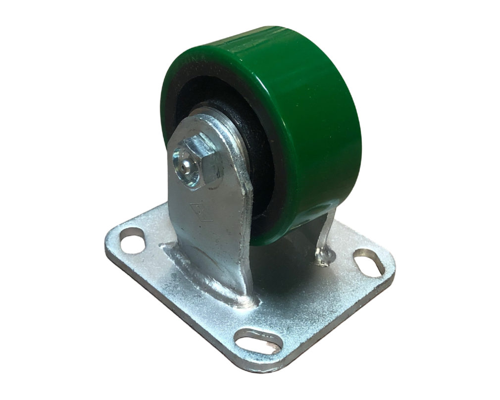 GUIDE WHEEL, 3-14" X 1-1/2" POLYURETHANE ON IRON BRACKET